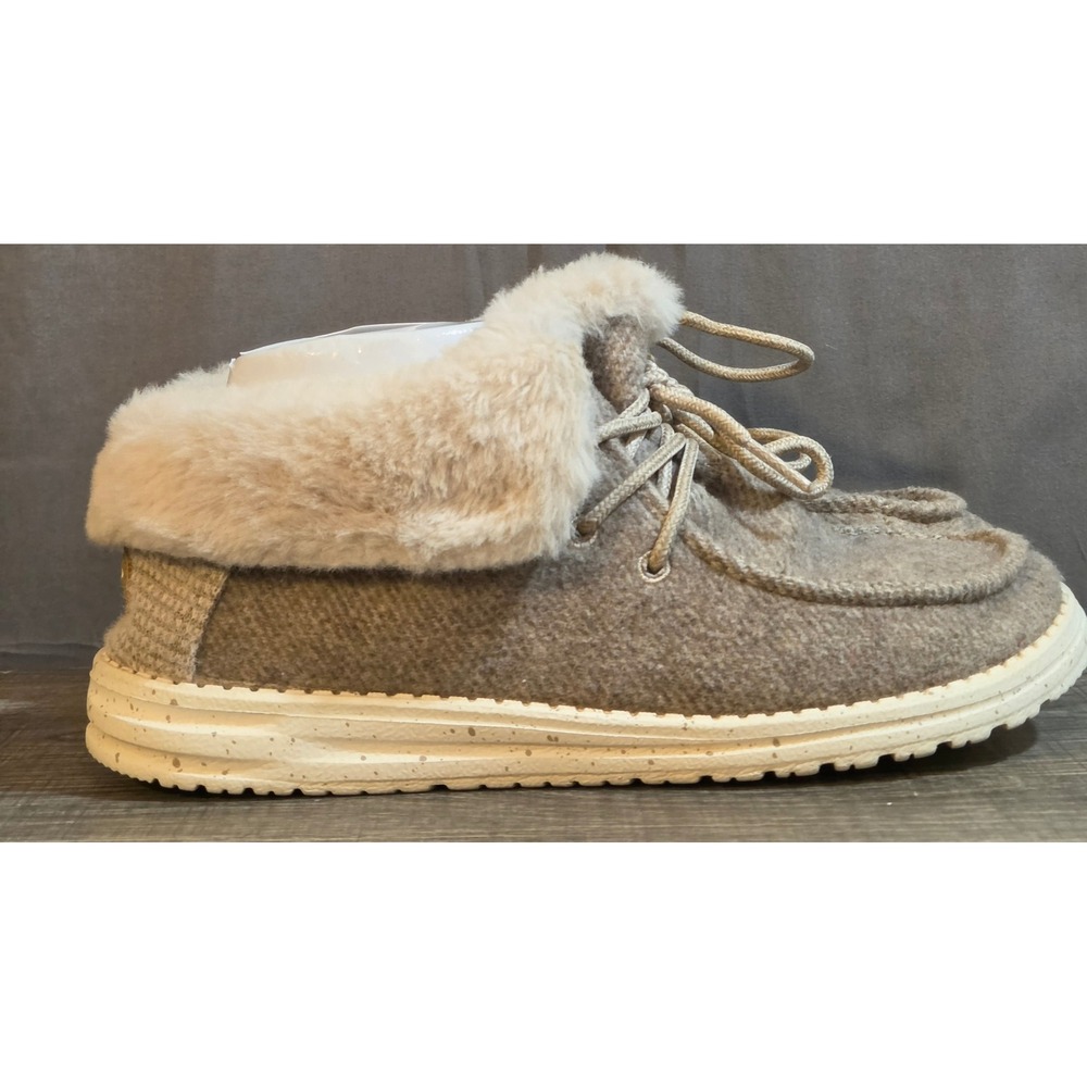 Hey Dude Wendy Fold Shoes Women's Size 7 Nut